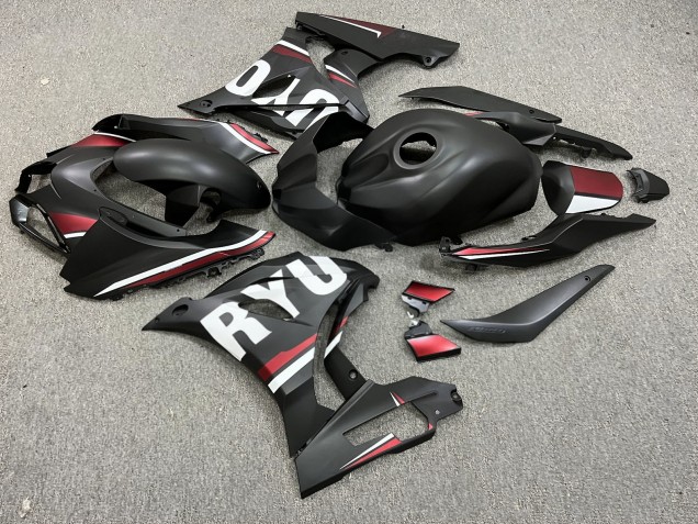 Purchase 2017-2025 Matte Black Red Suzuki GSXR 1000 Motorcycle Fairings UK