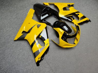 Purchase 2001-2003 Glossy Yellow Black Grey Suzuki GSXR 600/GSXR 750 Motorcycle Fairings UK