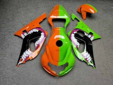 Purchase 2001-2003 Glossy Orange Green Monster Split Suzuki GSXR 600/GSXR 750 Motorcycle Fairings UK
