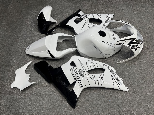 Purchase 2001-2003 Glossy White Black Corona Suzuki GSXR 600/GSXR 750 Motorcycle Fairings UK