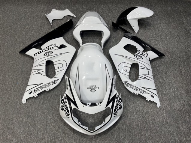 Purchase 2001-2003 Glossy White Black Corona Suzuki GSXR 600/GSXR 750 Motorcycle Fairings UK