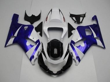 Purchase 2001-2003 White Blue Suzuki GSXR 600/GSXR 750 Motorcycle Fairings UK