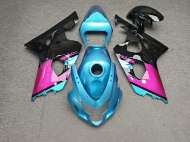Purchase 2004-2005 Glossy Light Blue Black Pink Suzuki GSXR 600/GSXR 750 Motorcycle Fairings UK