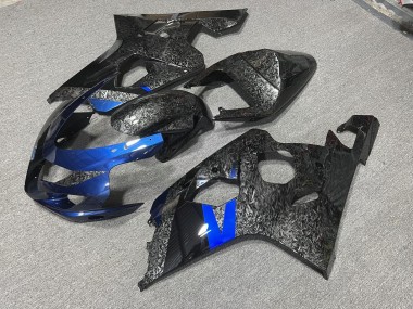 Purchase 2004-2005 Forged Carbon Fiber Style Blue Suzuki GSXR 600/GSXR 750 Motorcycle Fairings UK