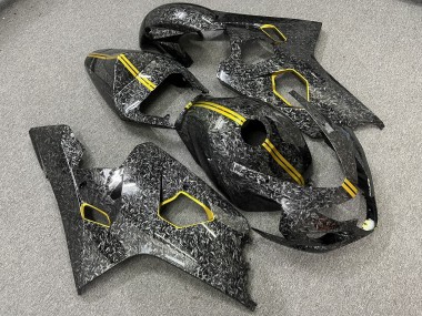 Purchase 2004-2005 Forged Carbon Fiber Style Gold Suzuki GSXR 600/GSXR 750 Motorcycle Fairings UK