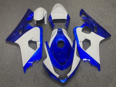 Purchase 2004-2005 Glossy Blue White Suzuki GSXR 600/GSXR 750 Motorcycle Fairings UK