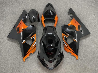 Purchase 2004-2005 Glossy Black Orange Suzuki GSXR 600/GSXR 750 Motorcycle Fairings UK