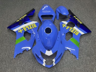 Purchase 2004-2005 Glossy Baby Blue White Rizla Suzuki GSXR 600/GSXR 750 Motorcycle Fairings UK