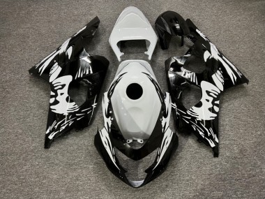 Purchase 2004-2005 Glossy Black & White Leyla Edition Suzuki GSXR 600/GSXR 750 Motorcycle Fairings UK