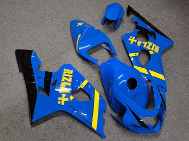 Purchase 2004-2005 Glossy Baby Blue Yellow Suzuki GSXR 600/GSXR 750 Motorcycle Fairings UK