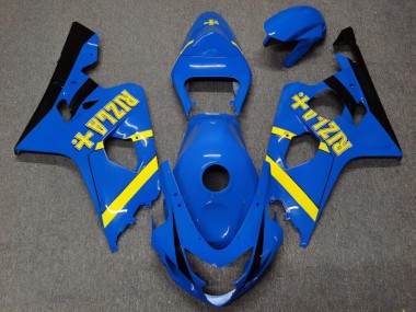 Purchase 2004-2005 Glossy Baby Blue Yellow Suzuki GSXR 600/GSXR 750 Motorcycle Fairings UK