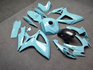 Purchase 2006-2007 Glossy Baby Blue with Carbon Fiber Style Suzuki GSXR 600/GSXR 750 Motorcycle Fairings UK