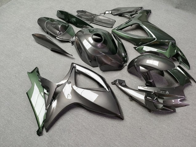 Purchase 2006-2007 Glossy Metallic Grey & Olive Green Split Suzuki GSXR 600/GSXR 750 Motorcycle Fairings UK