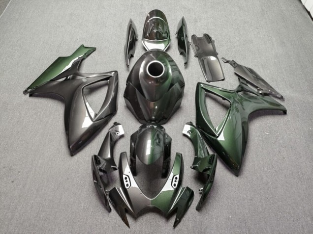 Purchase 2006-2007 Glossy Metallic Grey & Olive Green Split Suzuki GSXR 600/GSXR 750 Motorcycle Fairings UK