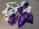 Purchase 2006-2007 Glossy Pearl White & Purple Split Suzuki GSXR 600/GSXR 750 Motorcycle Fairings UK