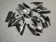 Purchase 2006-2007 Glossy Black White Lines Suzuki GSXR 600/GSXR 750 Motorcycle Fairings UK