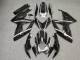 Purchase 2006-2007 Glossy Black White Lines Suzuki GSXR 600/GSXR 750 Motorcycle Fairings UK