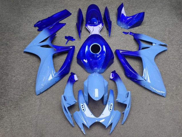 Purchase 2006-2007 Glossy Blue Gradient Suzuki GSXR 600/GSXR 750 Motorcycle Fairings UK