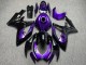 Purchase 2006-2007 Glossy Black Purple Suzuki GSXR 600/GSXR 750 Motorcycle Fairings UK