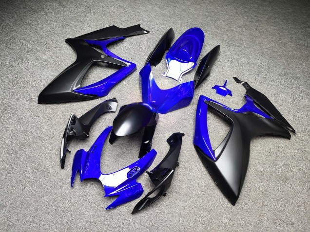 Purchase 2006-2007 Glossy Blue Matte Black Suzuki GSXR 600/GSXR 750 Motorcycle Fairings UK