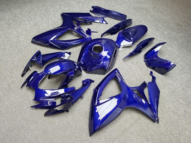 Purchase 2006-2007 Glossy Blue Carbon Fiber Style Suzuki GSXR 600/GSXR 750 Motorcycle Fairings UK