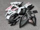 Purchase 2006-2007 Matte Black & White with Pink Cherry Blossom Split Suzuki GSXR 600/GSXR 750 Motorcycle Fairings UK