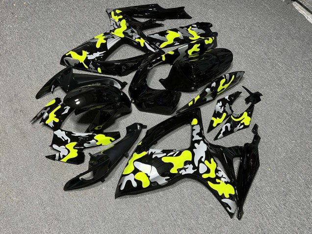 Purchase 2006-2007 Glossy High Vis Camo Suzuki GSXR 600/GSXR 750 Motorcycle Fairings UK