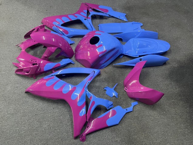 Purchase 2006-2007 Spilled Glossy Purple Blue Suzuki GSXR 600/GSXR 750 Motorcycle Fairings UK