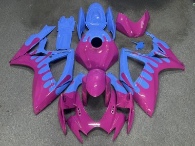 Purchase 2006-2007 Spilled Glossy Purple Blue Suzuki GSXR 600/GSXR 750 Motorcycle Fairings UK