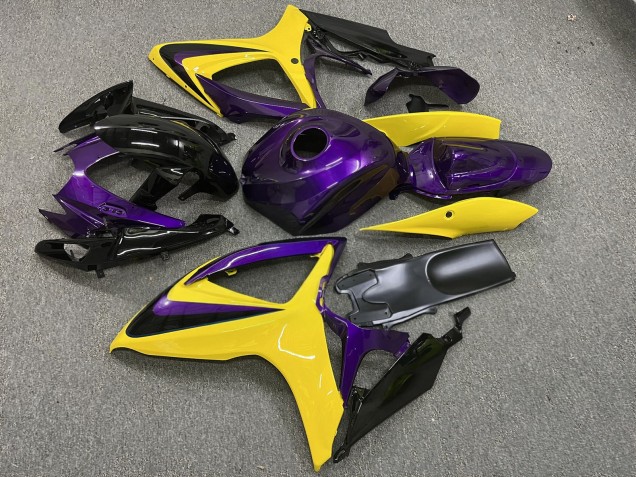 Purchase 2006-2007 Glossy Purple Yellow Suzuki GSXR 600/GSXR 750 Motorcycle Fairings UK
