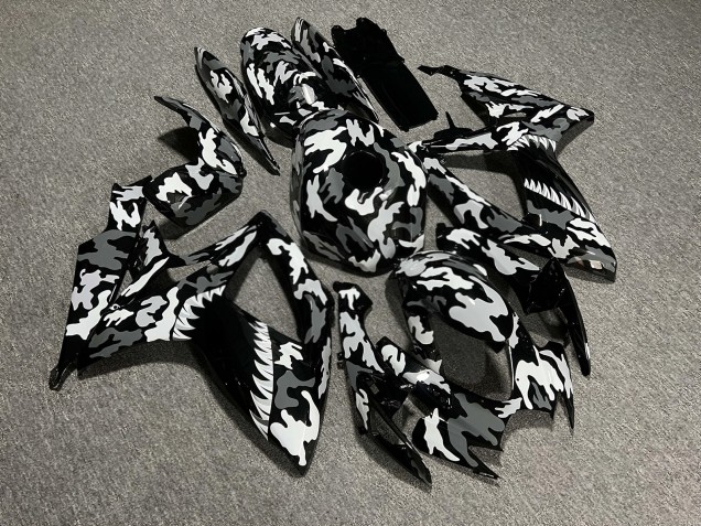 Purchase 2006-2007 Glossy Grey Camo Shark Suzuki GSXR 600/GSXR 750 Motorcycle Fairings UK