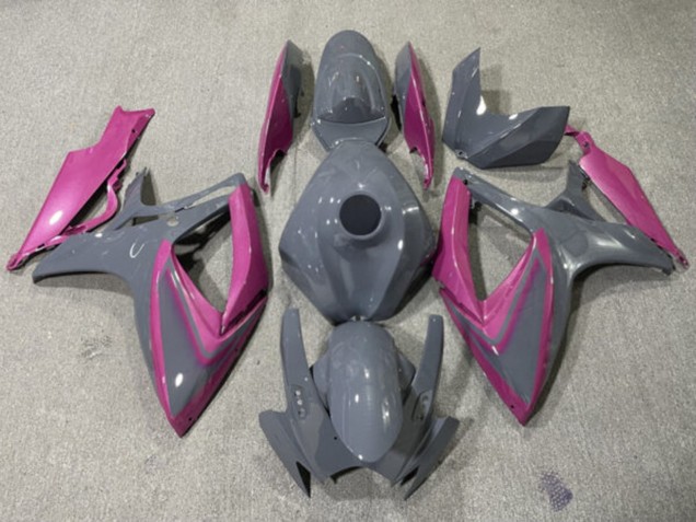 Purchase 2006-2007 Nardo Grey Pink Suzuki GSXR 600/GSXR 750 Motorcycle Fairings UK