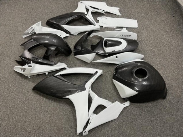 Purchase 2006-2007 Carbon Fiber Style White Suzuki GSXR 600/GSXR 750 Motorcycle Fairings UK