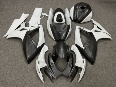 Purchase 2006-2007 Carbon Fiber Style White Suzuki GSXR 600/GSXR 750 Motorcycle Fairings UK