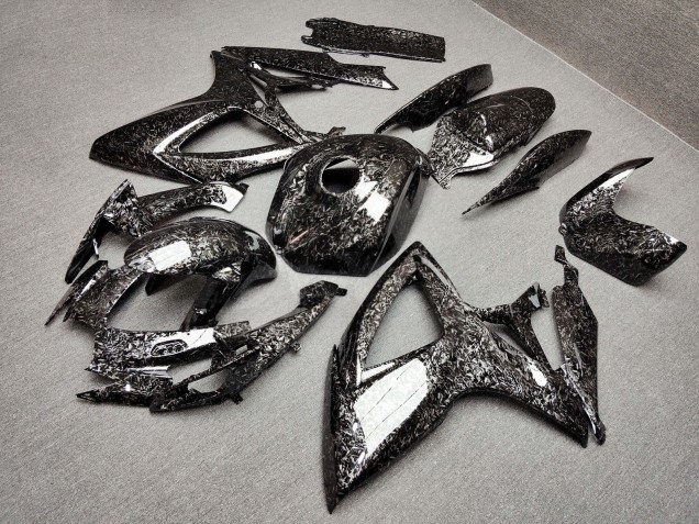 Purchase 2006-2007 Glossy Forged Carbon Fiber Style Suzuki GSXR 600/GSXR 750 Motorcycle Fairings UK
