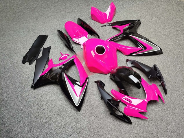 Purchase 2006-2007 Glossy Pink Black Suzuki GSXR 600/GSXR 750 Motorcycle Fairings UK