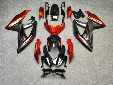 Purchase 2008-2010 Glossy Burnt Orange Black Grey Suzuki GSXR 600/GSXR 750 Motorcycle Fairings UK