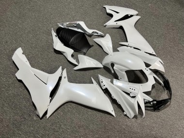 Purchase 2011-2024 Pearl White with Black Suzuki GSXR 600/GSXR 750 Motorcycle Fairings UK