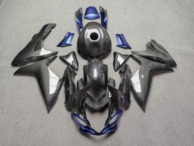 Purchase 2011-2024 Matte Blue with Carbon Fiber Style Suzuki GSXR 600/GSXR 750 Motorcycle Fairings UK