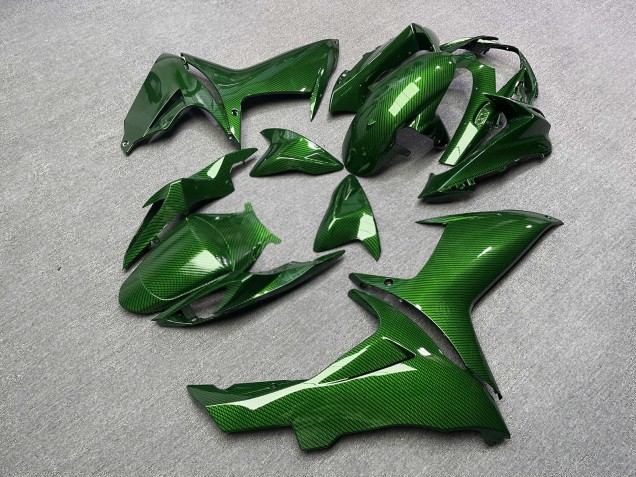 Purchase 2011-2024 Glossy Green Carbon Fiber Style Suzuki GSXR 600/GSXR 750 Motorcycle Fairings UK