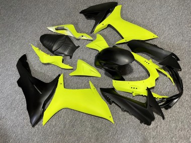 Purchase 2011-2024 Matte High Vis Yellow Black Suzuki GSXR 600/GSXR 750 Motorcycle Fairings UK