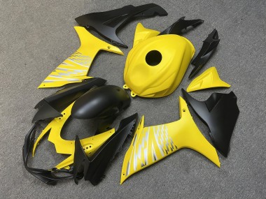 Purchase 2011-2024 Matte Yellow Black Suzuki GSXR 600/GSXR 750 Motorcycle Fairings UK