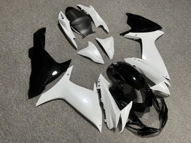 Purchase 2011-2024 Glossy Black White Suzuki GSXR 600/GSXR 750 Motorcycle Fairings UK