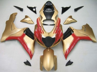 Purchase 2011-2024 Matte Gold Red Suzuki GSXR 600/GSXR 750 Motorcycle Fairings UK