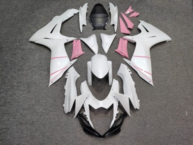 Purchase 2011-2024 Pearl White Glossy Pink Suzuki GSXR 600/GSXR 750 Motorcycle Fairings UK