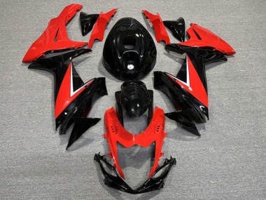 Purchase 2011-2024 Glossy Black Red Silver Suzuki GSXR 600/GSXR 750 Motorcycle Fairings UK