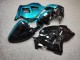 Purchase 1996-2007 Glossy Teal Black Split Suzuki GSXR 1300 Hayabusa Motorcycle Fairings UK