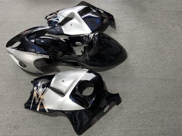 Purchase 1996-2007 Glossy Midnight Blue Silver Suzuki GSXR 1300 Hayabusa Motorcycle Fairings UK