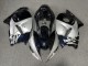 Purchase 1996-2007 Glossy Midnight Blue Silver Suzuki GSXR 1300 Hayabusa Motorcycle Fairings UK