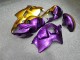 Purchase 1996-2007 Glossy Purple Gold Split Suzuki GSXR 1300 Hayabusa Motorcycle Fairings UK